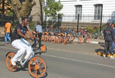 共享经济国际化，中国共享单车在非洲亮相图片