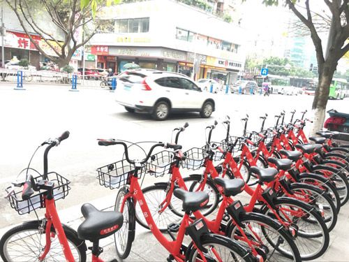 “共享单车”中国的新四大发明之一图片