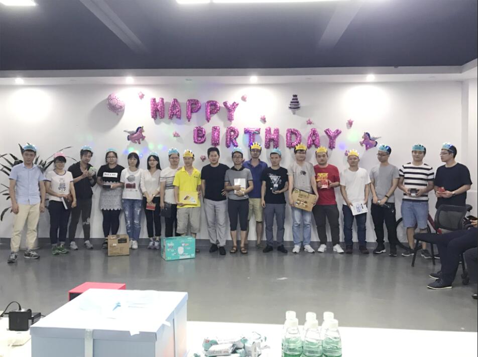 感恩有你  亦强员工生日会图片